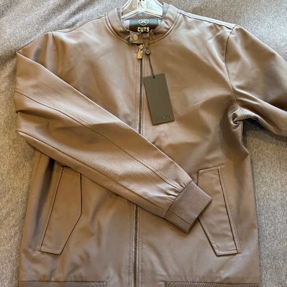 Cuts Clothing Men's Legacy Bomber Jacket Size Small - Cast Iron NWT
